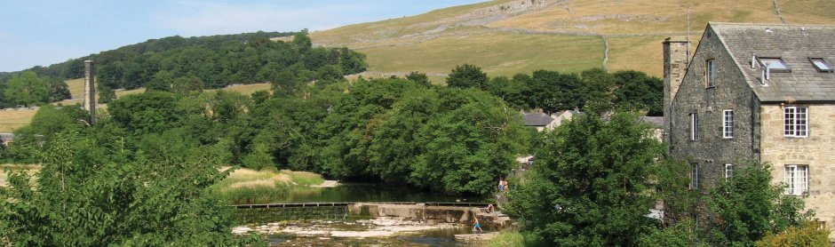 The beautiful view of Yorkshire countryside