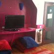 Lounge area at the tennis camp