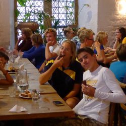 Abendessen im Oxford Tennis Camp